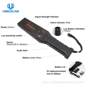 High Sensitivity Hand Held Metal Detector For Private Buildings , Public And Private Buildings